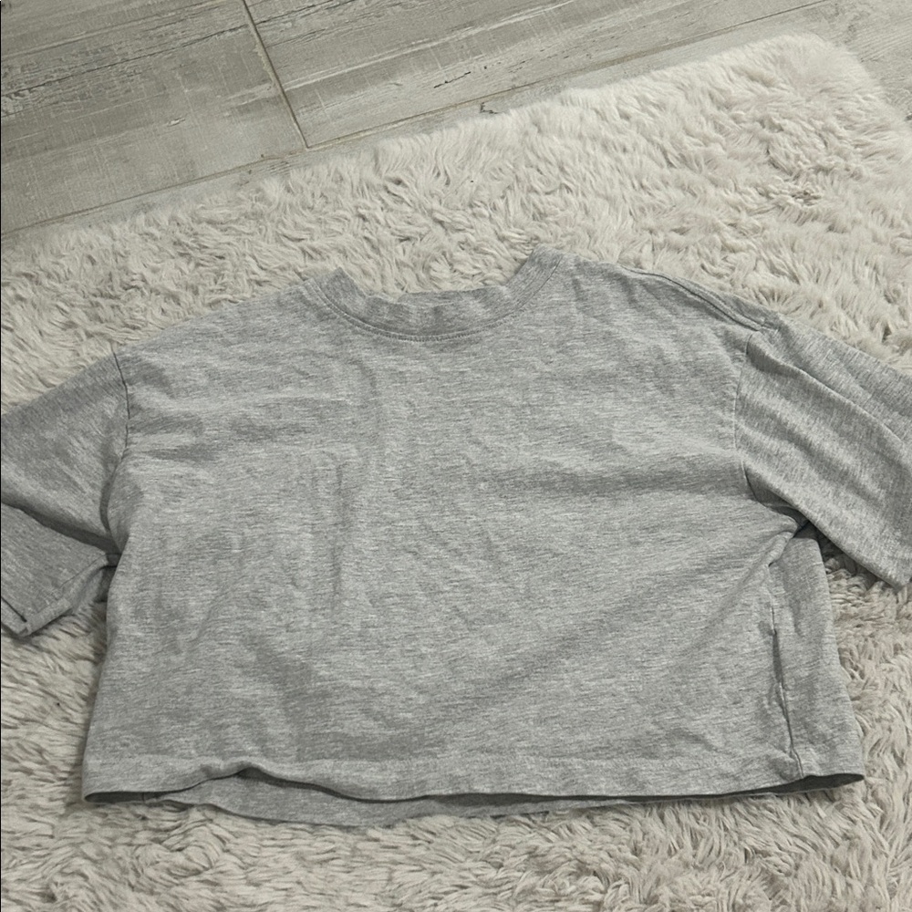 Cotton On Light Gray Women's Crop Top